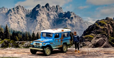 1/64 Scale Paper Pop Up Photo Prop Display For Diecast Vehicles Handmade 
