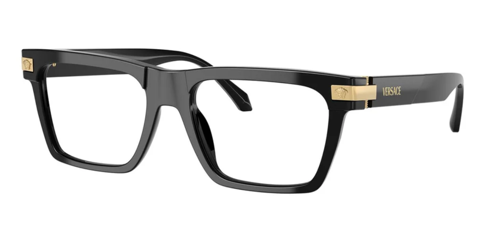 New VERSACE Rx-able Eyeglasses MOD. 3354 GB1 53-18 145 Shiny