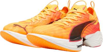 Pre-owned Puma Mens Fast-r Nitro Elite 2 Running Shoes Trainers - Orange