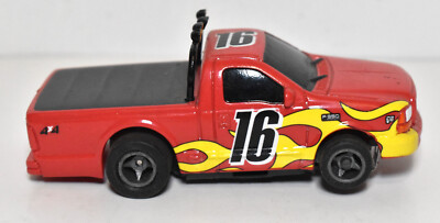 Vintage Tyco Life Like #16 Red Chevrolet Ford F-150 Truck Slot Car