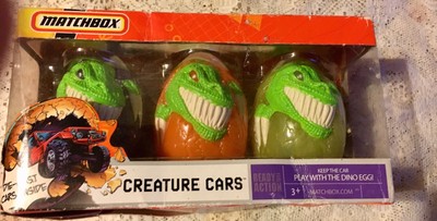 MATCHBOX DIE-CAST CARS INSIDE DINO EGGS CREATURE CARS UNKNOWN WHAT KIND OF CARS 