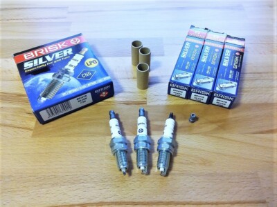 3x BRISK YS Silver Spark Plugs fits: Suzuki Alto 1.0i 12v (K10B) y2009-2022
