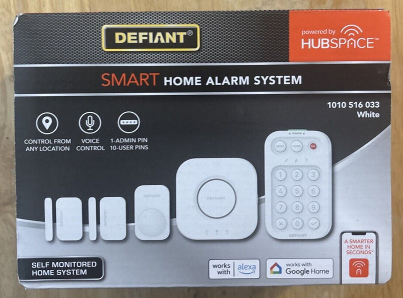 Defiant Smart Home Alarm System w/ WiFi & Bluetooth (SSCGA00CWBP4)...