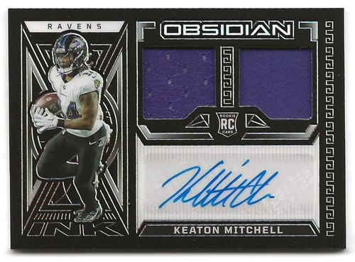 2023 Panini Obsidian Keaton Mitchell #RJI-KEM