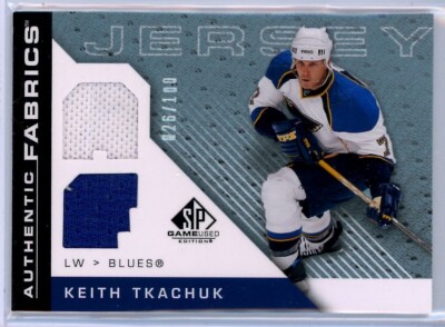 2007-08 SP Game Used Authentic Fabrics Rainbow #AFKT Keith Tkachuk JERSEY /100