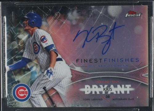 2017 Topps Finest - Kris Bryant #FINA-KB