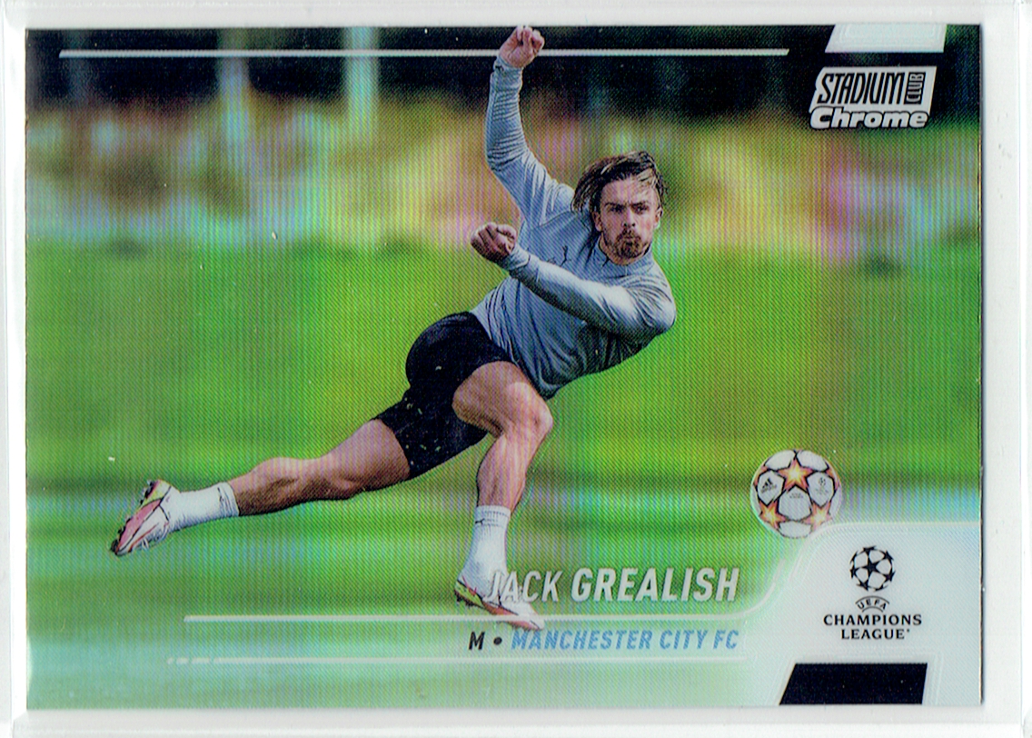 Jack Grealish - 2021-22 Stadium Club Chrome UEFA Refractor #40