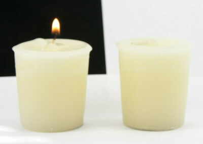 (2) Scented Votive Candles by New England Candle Co ~2oz 2'' USA Small Batch Made
