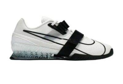 Nike Romaleos 4 Weightlifting White/Black CD3463-101 Men s Sz 11.5 Sample No Lid