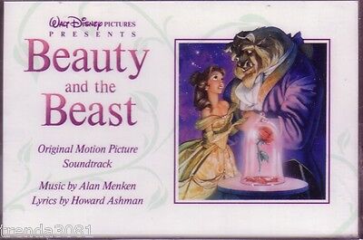 Beauty and the Beast Walt Disney Soundtrack Cassette Rare 1991 Buena Vista Rare