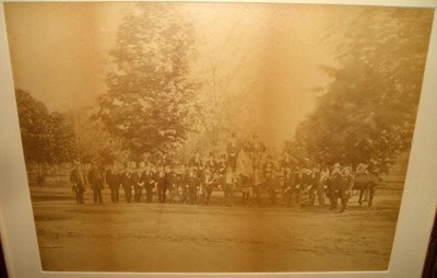 Framed 1870's Cabinet Card Photograph of Holyoke (Mass) 