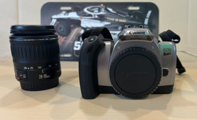 Canon EOS Rebel K2 35mm SLR Film Camera  w/28-90mmZoom lens, +Carry Bag