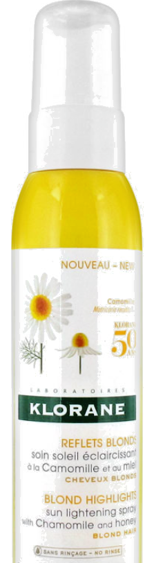 Klorane Blond Highlights Sun Lightening Spray Chamomile & Honey 125 ml Leave-In