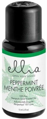 Ellia Peppermint Essential Oil, 15 mL Bottle, 5 Fl Oz