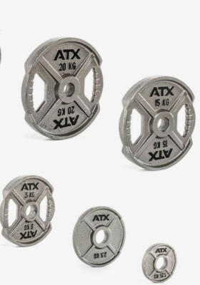 ATX XT-Iron Plates Guss Hantelscheiben insgesammt 200Kg