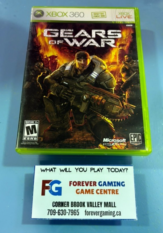 Gears of War (Microsoft Xbox 360, 2006) - CIB Complete - Great Condition!