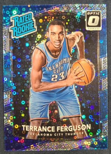 Terrance Ferguson 2017-18 Panini Optic Rated Rookie Disco Prizm Card #180 RC. rookie card picture