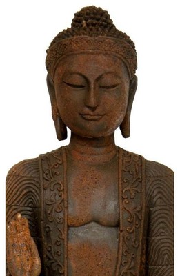 Standing Semui Patina Buddha Statue [ID 3295011]