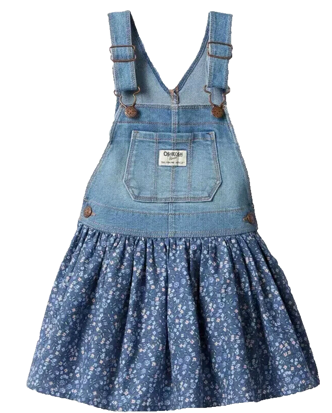 JILL♪ OshKosh B'gosh skirtalls new toddler girls 3T Jean Floral