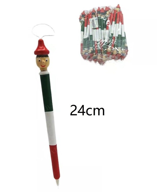 Set 36 Pezzi Penne Bandiera Italia Con Pinocchio Bambini Scuola bal
