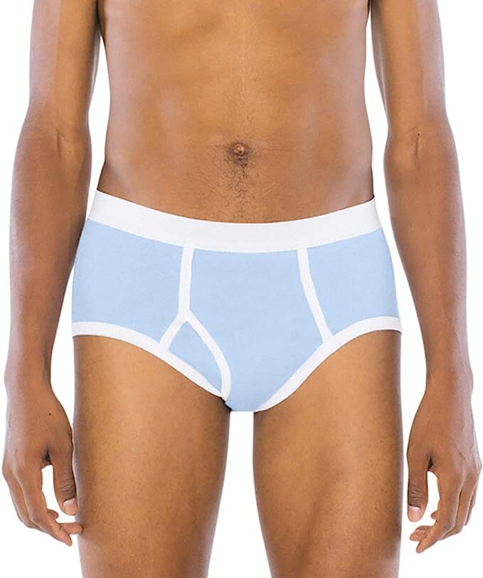 American Apparel Men's Baby Rib Brief 12 pk assorted 100% cotton