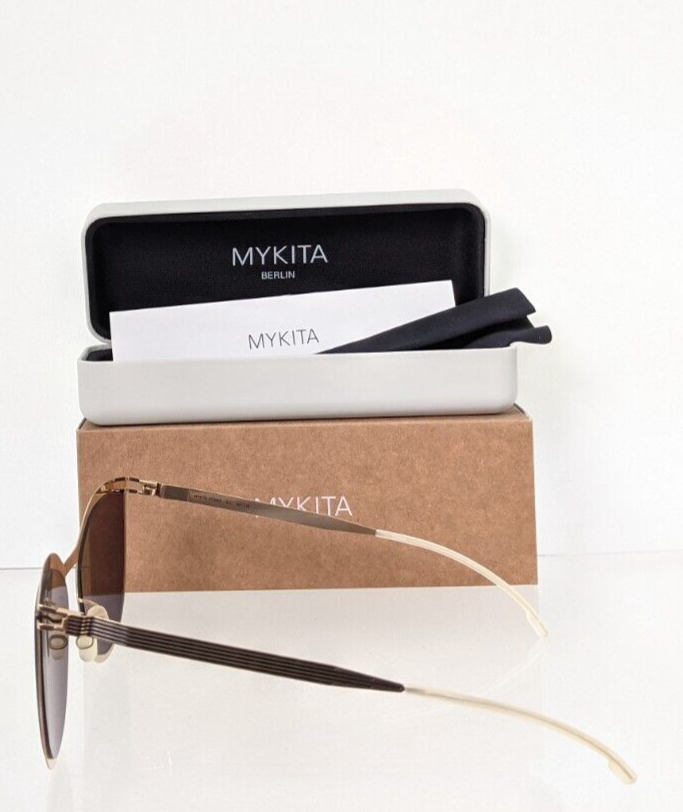 Pre-owned Mykita Brand Authentic  Studio 6.2 Sunglasses Col 342 58mm In Gold