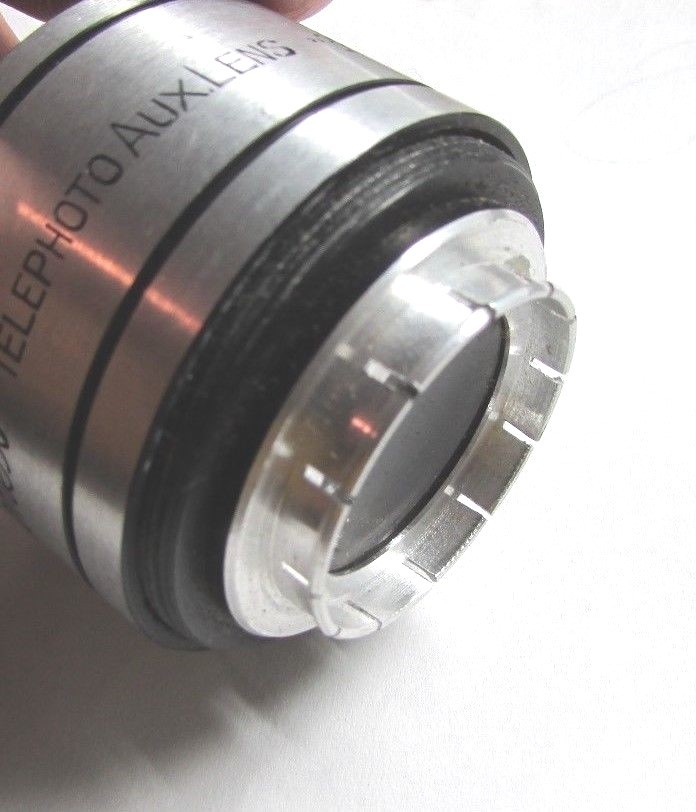 Vintage Gruenex Telephoto 35mm Lens with original Leather Case