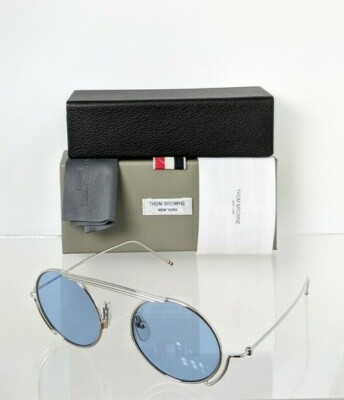 Pre-owned Dita Brand Authentic Thom Browne Sunglasses Tbs 111-02 Silver Tb111 Frame In Blue