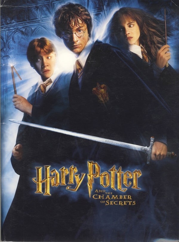 harry potter chamber of secrets 2011 original digital press kit & folder rare