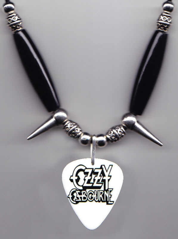 Ozzy Osbourne Photo Guitar Pick Necklace - 2016 Black Sabbath