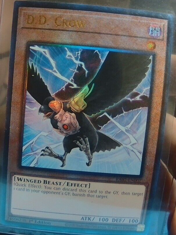 遊戯王 RA02-EN002 Ｄ.Ｄ.クロウ D.D. Crow (英語版 1st Edition 25th クォーターセンチュリーシークレットレア) 25th Anniversary Rarity Collection II Yu-Gi-Oh! TCG D.D. Crow 25th Anniversary Rarity Collection