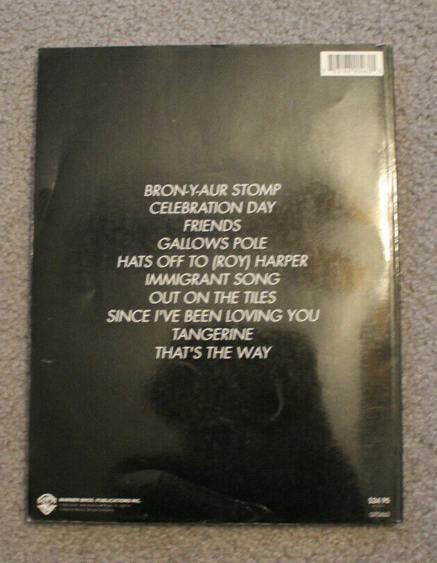 Led Zeppelin III Guitar/Vocal Tab Book