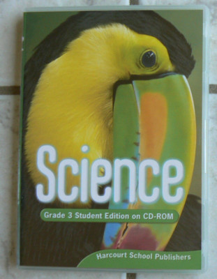 Harcourt Science gr.3/3rd Student Edition on CD-Rom BRAND NEW! still-sealed