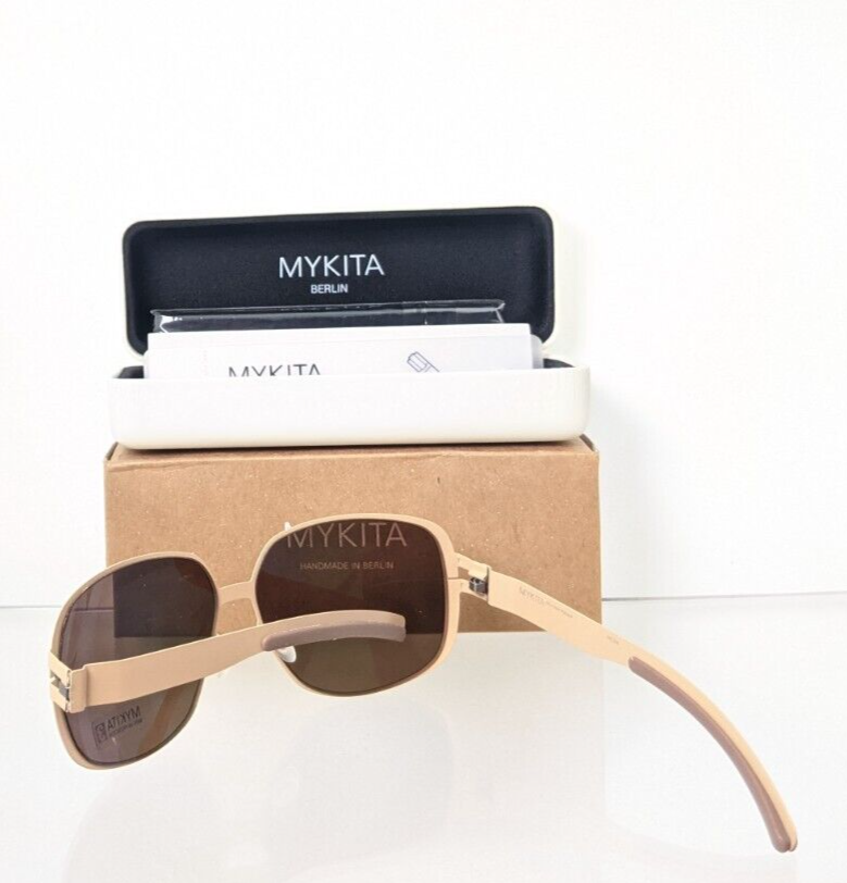 Pre-owned Mykita Brand Authentic  Sunglasses Helen Col. 094 63mm Frame In Brown
