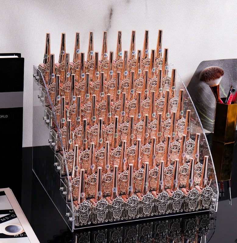 7-Layer Nail Polish Shelf Organizer Display Stand Lipstick Holder Rack Acrylic