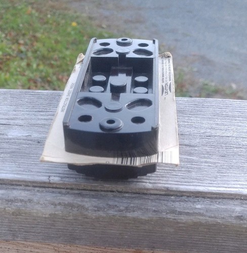 Vintage Leviton Brown Bakelite Surface Mount Duplex Outlet Receptacle 15A NOS