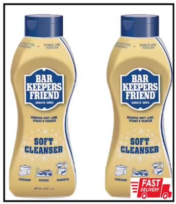 Bar Keepers Friend 26 oz. All-Purpose Cleaner Soft Cleanser (2-Pack)