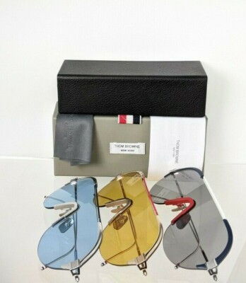 Pre-owned Dita Brand Authentic Thom Browne Sunglasses Tbs 811-144-03 Rwb Tbs811 In Gray