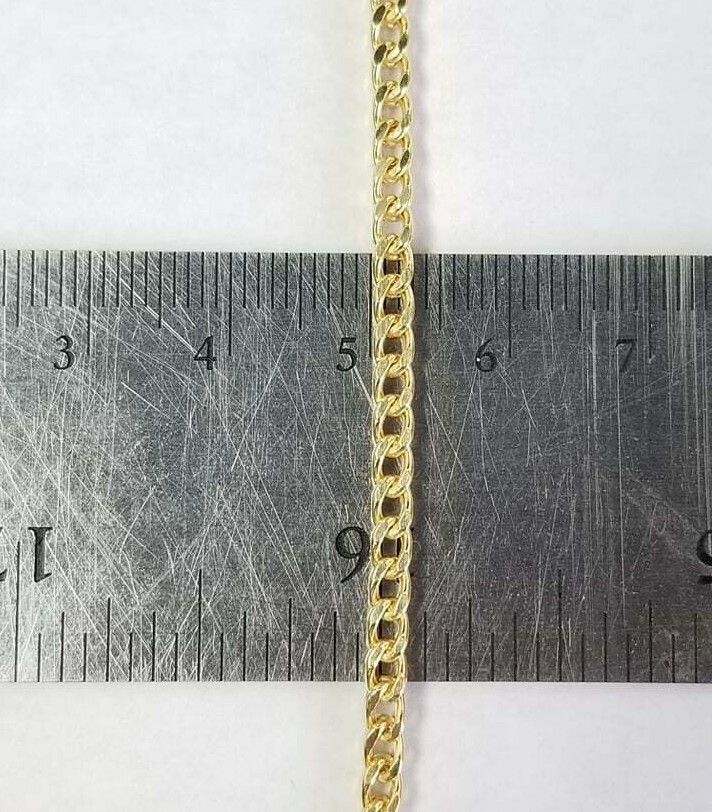 Pre-owned Miami Cuban Authentic Real 10k Yellow Gold Franco Box Square Chain Necklace 26 Inch 3mm