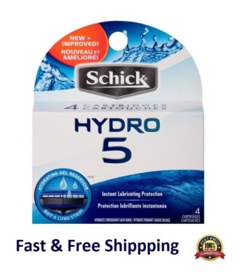 Schick Hydro 5 Razor Blades Men Refills Cartridges Fits Power Unboxed