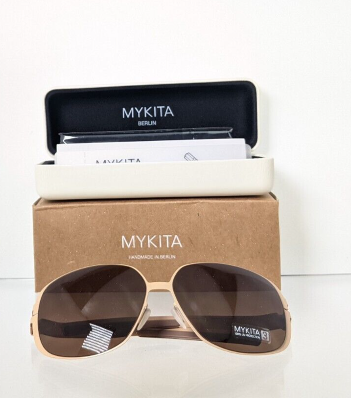 Pre-owned Mykita Brand Authentic  Sunglasses Helen Col. 094 63mm Frame In Brown