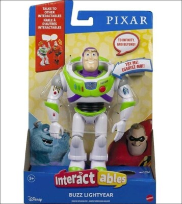 Disney Pixar Interactables Buzz Lightyear Talking 7'' Action Figure