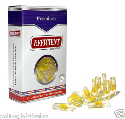 3 Packs EFFICIENT Cigarette Filters (90 Filters) Block & Filter Out Tar & Nic
