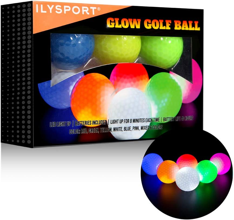 S, Led Light Up Night Golf Balls Glow In The Dark