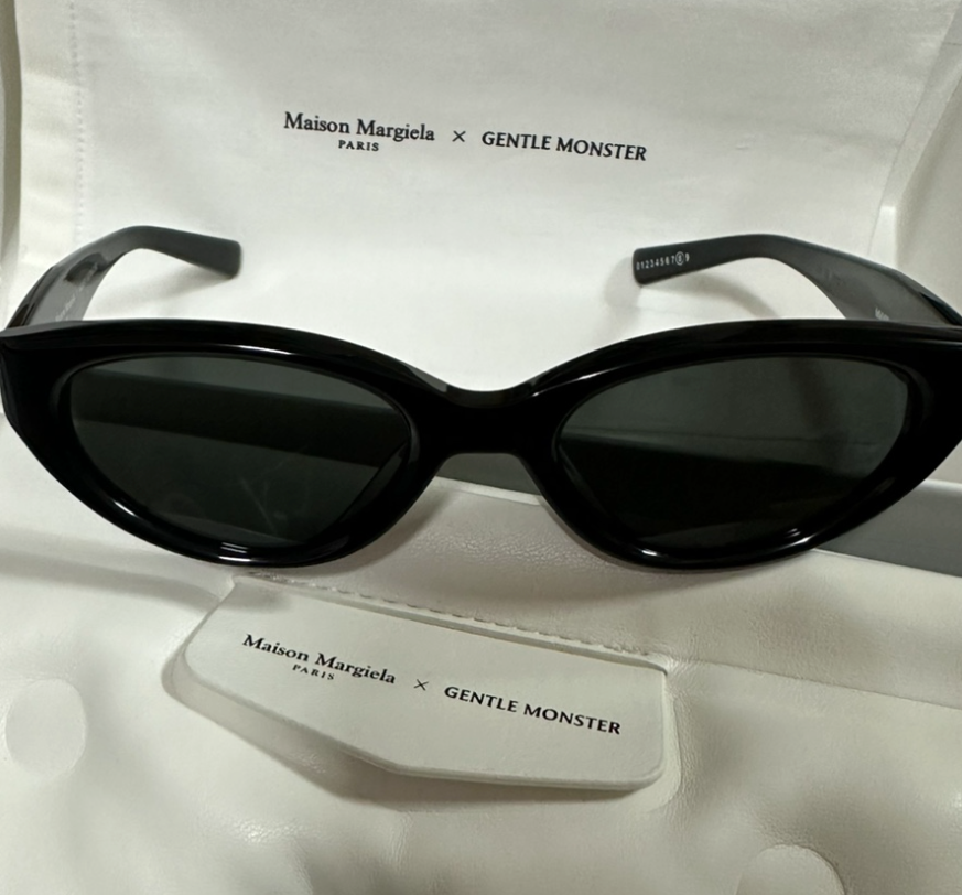 Pre-owned Maison Margiela Gentle Monster X  Mm108 Black Black Mm108-01 Authentic Code