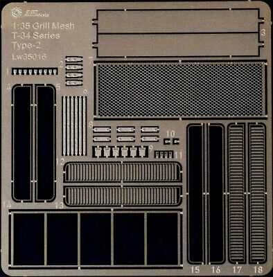 Alliance 1:35 Grill Mesh for Dragon/Tamiya T-34 Type II LW35016