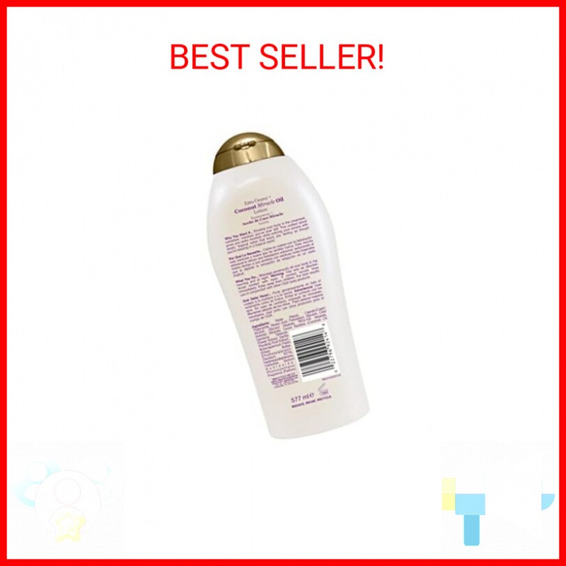OGX Extra Creamy + Coconut Miracle Oil Ultra Moisture Body Lotion with Vanilla B