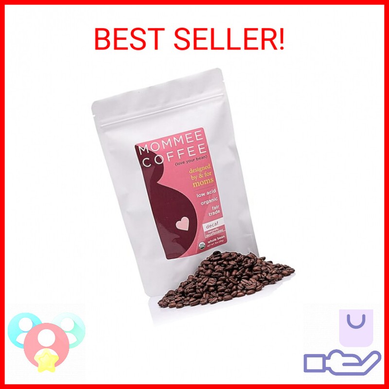 Mommee Coffee Decaf Whole Bean Low Acid Coffee- 100% Arabica Organic Decaf Coffe
