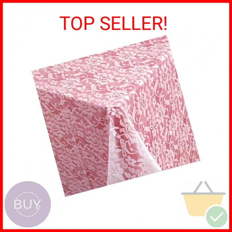 Creative Converting Lace Design Plastic Table Cover