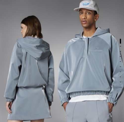 HIMAです。 New Adidas Blue Version High Shine Hoodie Unisex HM9220
